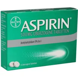 ASPIRIN 500 mg covered tablets, 8 pcs