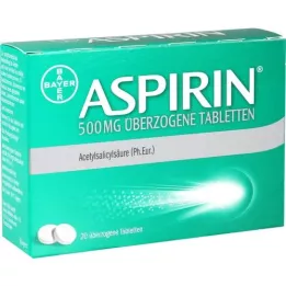Aspirin 500 mg coated tablets, 20 pcs