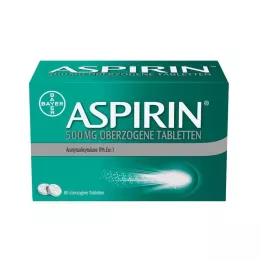ASPIRIN 500 mg coated tablets, 80 pcs