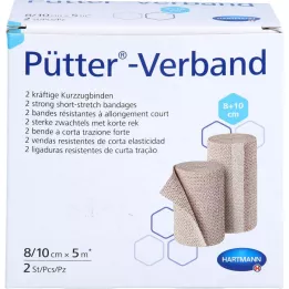 PÜTTER Bandage 8/10 cmx5 m,pcs