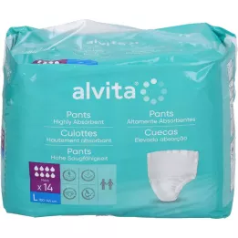 ALVITA Incontinence Pants large, 14 pcs