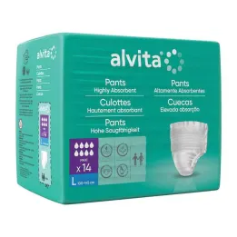 Alvita Incontinence Pants large, 14 pcs