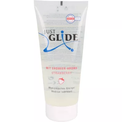 JUST GLIDE medical lubricant strawberry, 200 ml