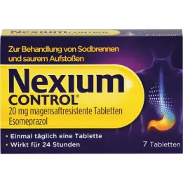 NEXIUM Control 20 mg gastro-resistant tablets, 7 pcs