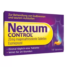 NEXIUM Control 20 mg gastro-resistant tablets, 14 pcs