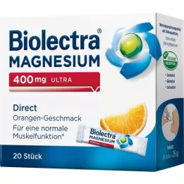 BIOLECTRA Magnesio 400 mg Ultra Direct Orange, 20 pz