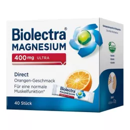 BIOLECTRA Magnesium 400 mg ultra direct orange, 40 pcs