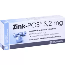 Zinc Pos 3.2 mg Gastrointist Tablets, 20 pcs