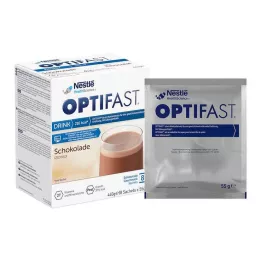 OPTIFAST home Drink Chocolate Powder, 8X55 g