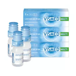 VISMED MULTI Eye drops, 3X10 ml
