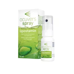 OCUVERS spray lipostamin eye spray with Euphrasia, 15 ml