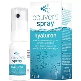 OCUVERS spray hyaluron eye spray with hyaluronic acid, 15 ml