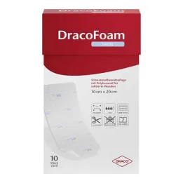 Dracofoam Infection Foam Wound Cover 10x20cm, 10 pcs