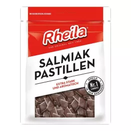 RHEILA Salmiak pastilles containing sugar, 90 g