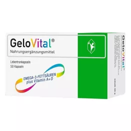 GELOVITAL Dietary supplement cod liver oil caps., 50 pcs