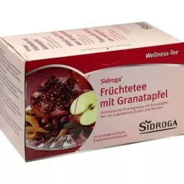 SIDROGA Wellness Früchtetee m.Granatapfel Filterb., 20X2.0 g