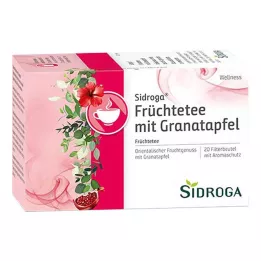 SIDROGA Wellness Fruit Tea with Pomegranate Filterbag, 20X2.0 g