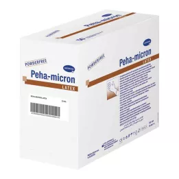 PEHA-MICRON latex OP-gloves size 7.5, 50X2 pcs