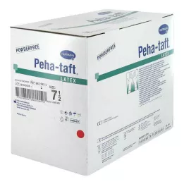 PEHA-TAFT LATEX OP-Gloves Gr. 7.5, 50x2 pcs