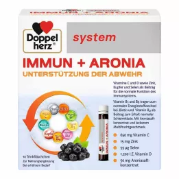 DOPPELHERZ Immun+Aronia system ampoules, 10 pcs