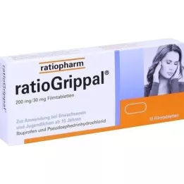 RATIOGRIPPAL 200 mg/30 mg film -coated tablets, 10 pcs