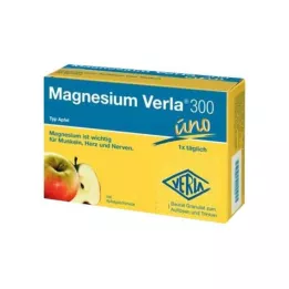 MAGNESIUM VERLA 300 Apple Granules, 50 pcs