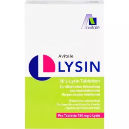 Avitale L-lysin 750 mg tablets, 30 pcs