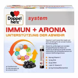 DOPPELHERZ Immun+Aronia system ampoules, 30 pcs