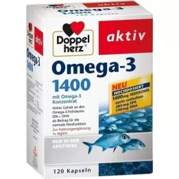 DOPPELHERZ Omega-3 1 400 kapselit, 120 kpl