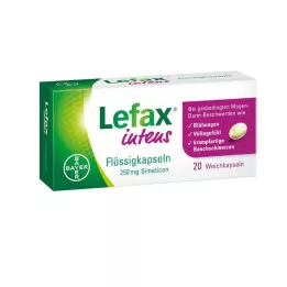LEFAX intens liquid capsules 250 mg simethicone, 20 pcs