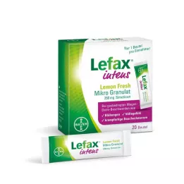 LEFAX intens Lemon Fresh Micro Granul.250 mg Sim., 20 pcs