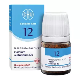 BIOCHEMIE DHU 12 Calcium sulfuricum D 6 globules, 10 g
