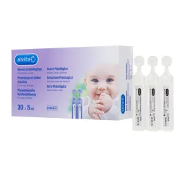 Alvita physiological saline solution ampoules, 30X5 ml