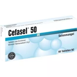 CEFASEL 50 μg tablets, 60 pcs