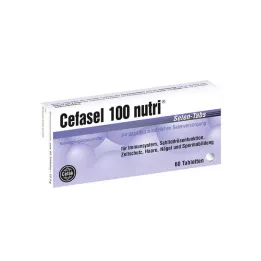 CEFASEL 100 nutri selenium tabs, 60 pcs
