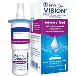 HYLO-VISION Safedrop gel eye drops, 10 ml
