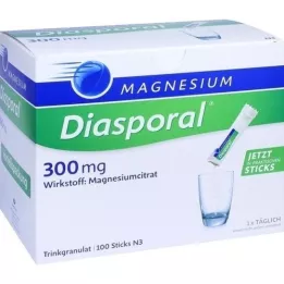 MAGNESIUM DIASPORAL Κόκκοι 300 mg, 100 τεμ