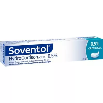 SOVENTOL Hydrocortisonacetat 0,5% Creme, 30 g