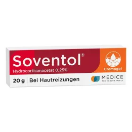 SOVENTOL Hydrocortisone acetate 0.25% cream, 20 g