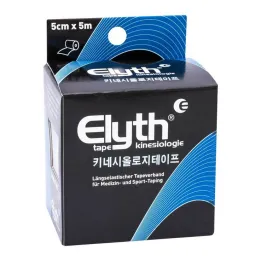 Elyth Tape Kinesiology 5 cm x 5 m black, 1 piece
