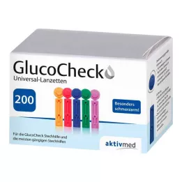 GLUCOCHECK Universal lancets, 200 pieces