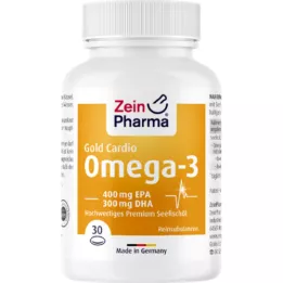 OMEGA-3 Gold Heart DHA 300mg/EPA 400mg Softgel-Cap., 30 pcs