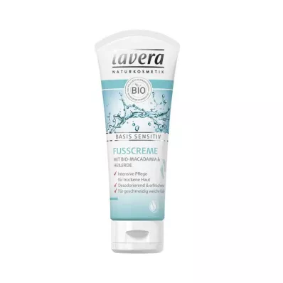 LAVERA basis sensitive foot cream, 75 ml