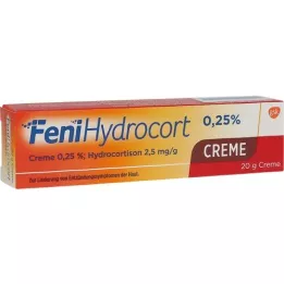 FENIHYDROCORT Cream 0.25%, 20 g