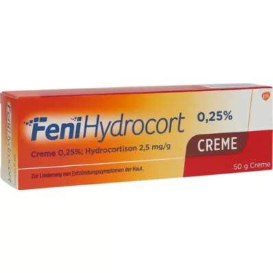 FENIHYDROCORT Cream 0.25%, 50 g