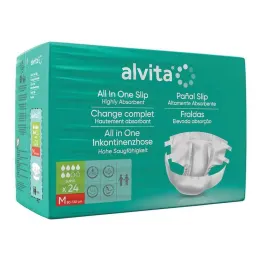 Alvita All-in-One incontinence pants super medium day, 24 pcs