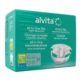 Alvita All-in-One incontinence pants super large day, 24 pcs