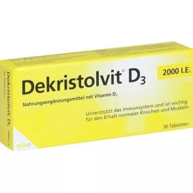 DEKRISTOLVIT D3 2.000 I.E. Tabletten, 30 St