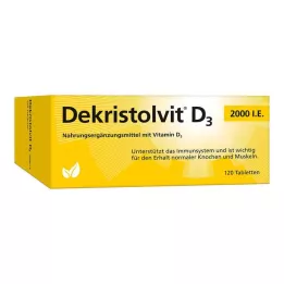 DEKRISTOLVIT D3 2,000 IU tablets, 120 pcs