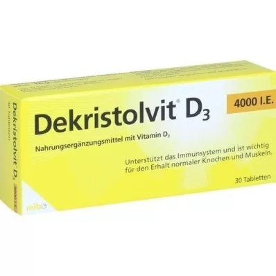DEKRISTOLVIT D3 4.000 I.E. Tabletten, 30 St